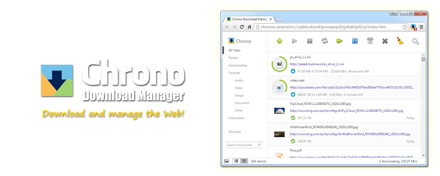 Image result for Chrono Download Manager